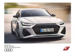 Каталог на Audi | RS 7 Sportback | 2023-07-03 - 2024-07-03